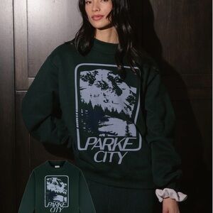 Green 'Parke City' Sweatshirt